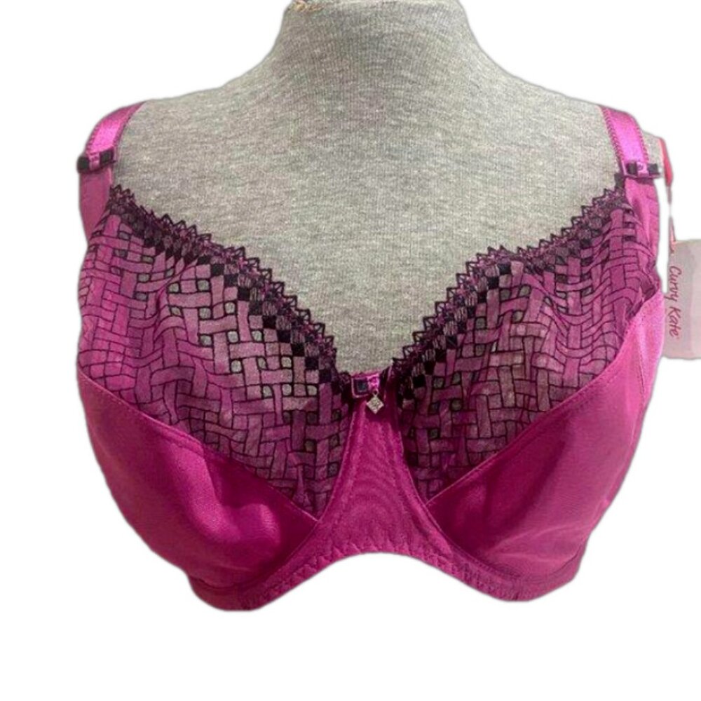 Curvy Kate GIA Balcony Bra US 30J CK2101 Boysenberry/Black
